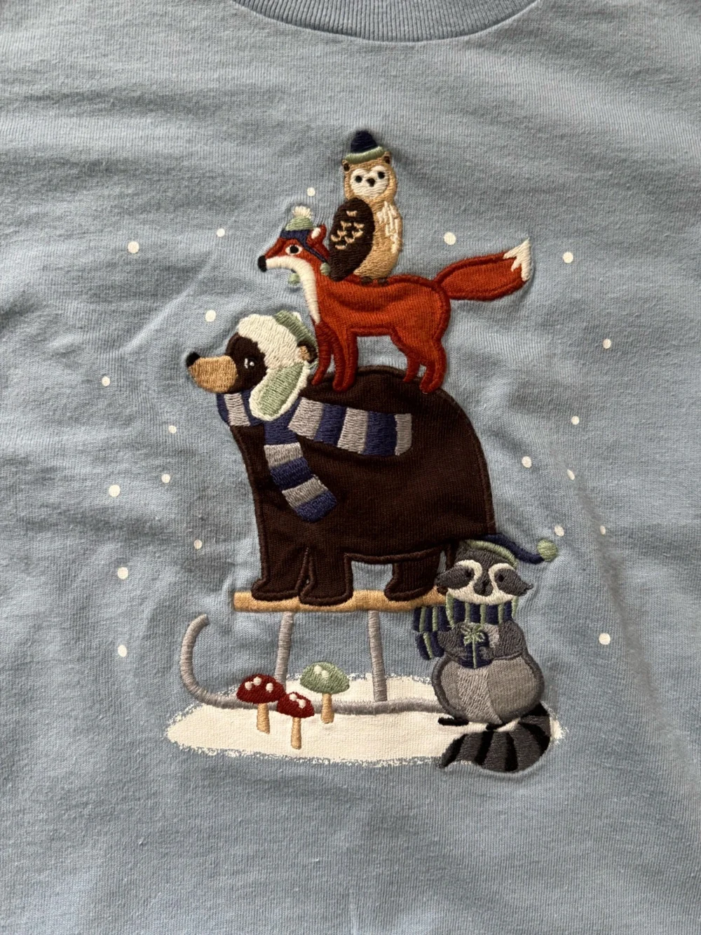 Gymboree Winter Animals long sleeved tee, 3T